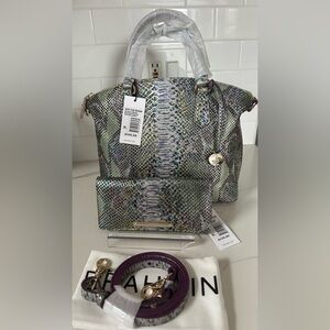 Brahmin Moonstone Seville  medium Duxbury and Ady wallet